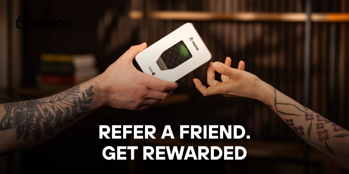 Friends don’t let friends store crypto on exchanges: How Trezor’s Refer-A-Friend program works