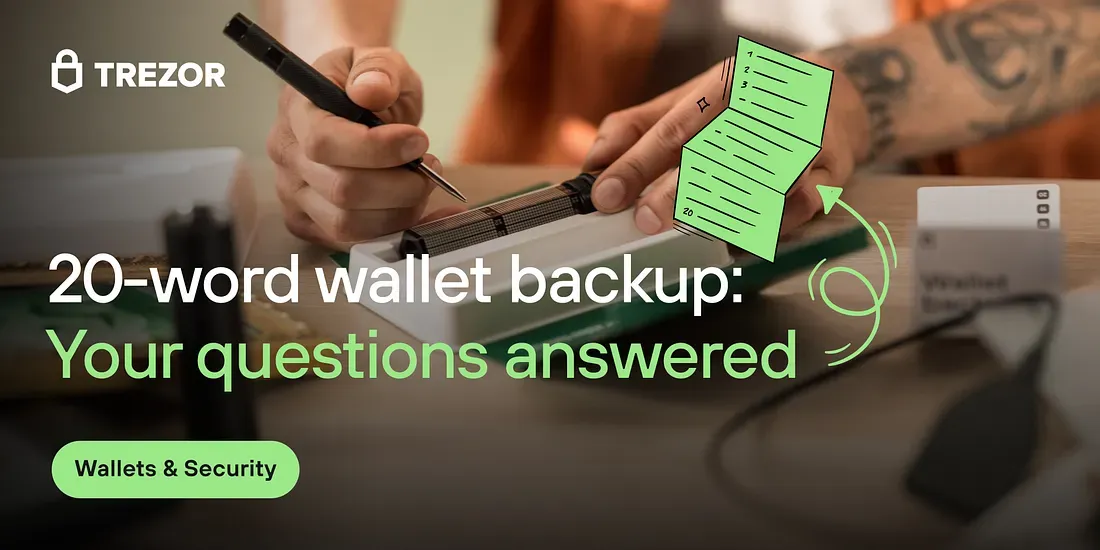 20-word wallet backup: your questions answered